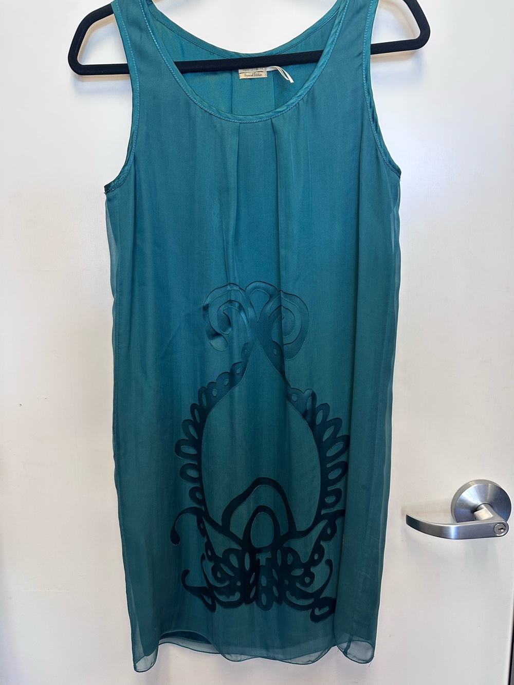 Max Studio Teal Dress with Black Trim - Special Edition